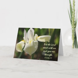Tarjeta Simpatía floral, dicotomía sobre la fuerza de Dios