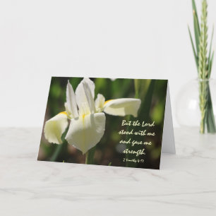 Tarjeta Simpatía floral, dicotomía sobre la fuerza de Dios