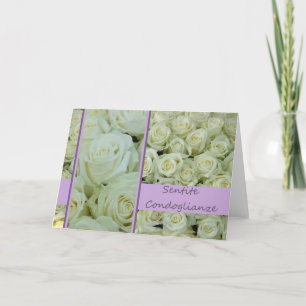 Tarjeta simpatía italiana Sentite Condoglianze