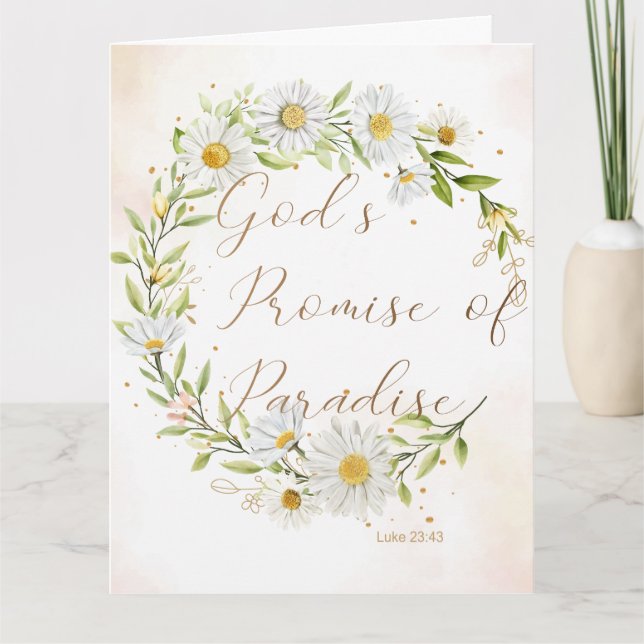 Tarjeta Simpatía JW Lucas 23:43  (Anverso)