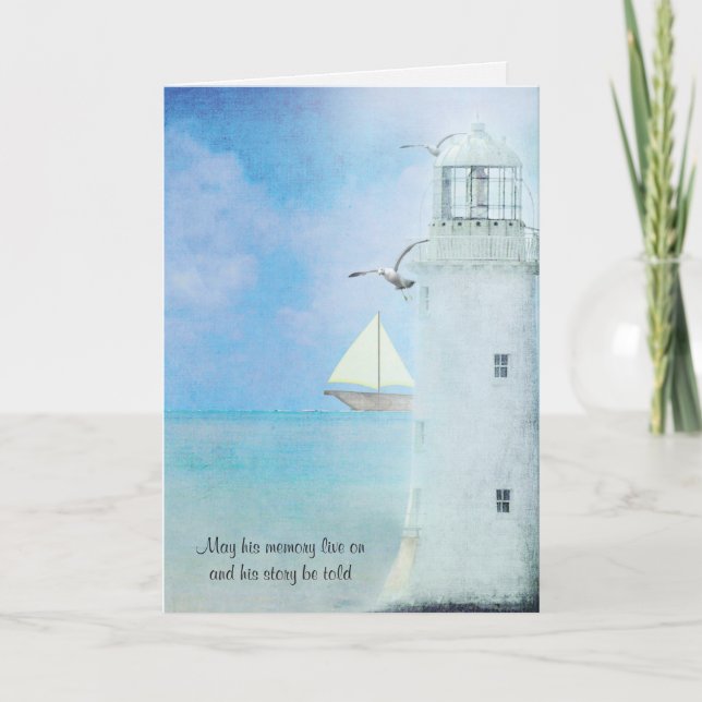 Tarjeta Simpatía por el faro blanco (Anverso)