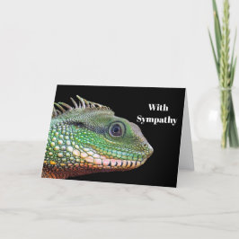 Tarjeta Simpatía por la Iguana Fotográfica de Vida Silvest