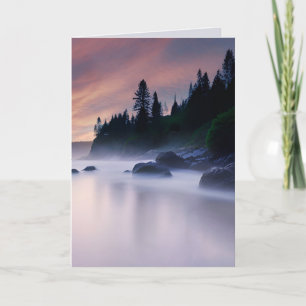 Tarjeta Simpatía por Misty Ocean Rocks