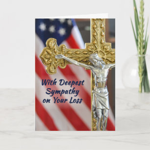 Tarjeta Simpatía Religioso Cristiano Militar Patriótico