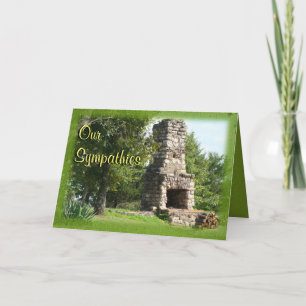 Tarjeta Simpatizantes de la antigua chimenea - cualquier p