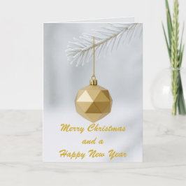 Tarjeta Simple and Elegant Custom Christmas