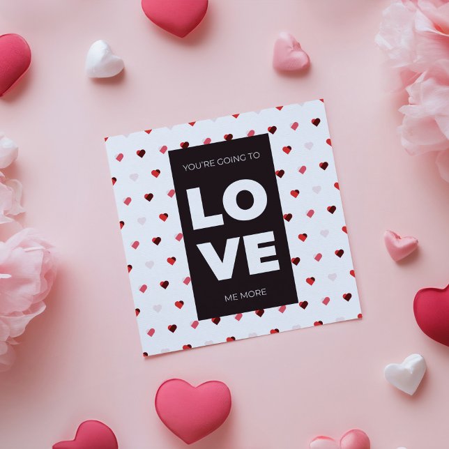 Tarjeta simple con formas de palabra de amor y de  (Subido por el creador)