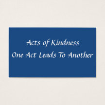 Tarjeta simple de amabilidad