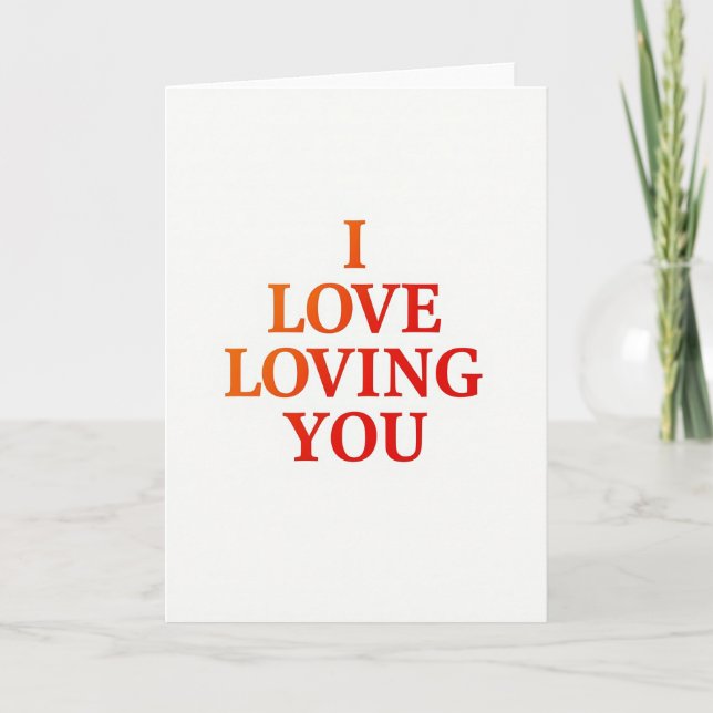 Tarjeta Simple de Amo Amar a Ti (Anverso)