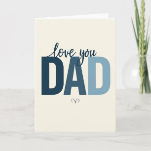 Tarjeta Simple de Amor por Ti Papá