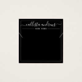 Tarjeta simple de visualización de collares de col