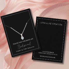 Tarjeta simple de visualización del collar de la d