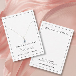 Tarjeta simple de visualización del collar de la d