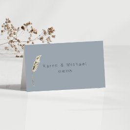 Tarjeta simple elegante Boho Dusk Table Number