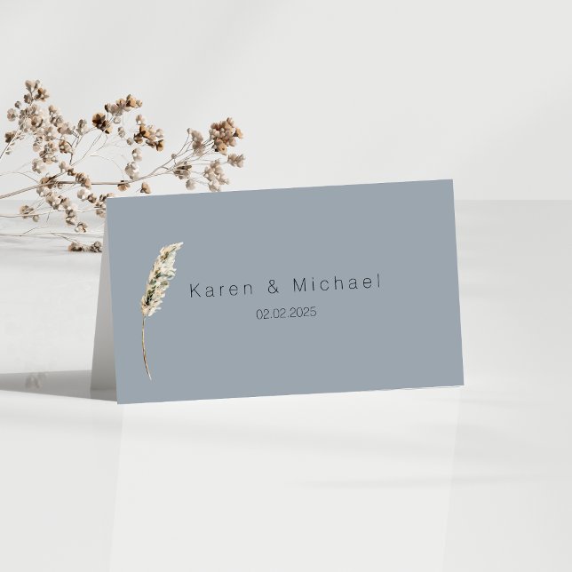 Tarjeta simple elegante Boho Dusk Table Number (Subido por el creador)