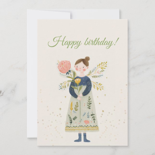 Tarjeta Simple greeting card (Anverso)