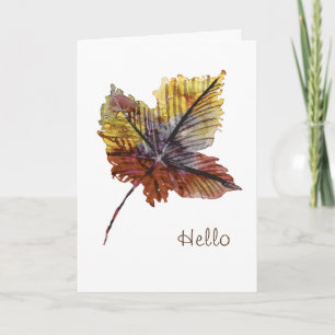 Tarjeta Simple Hello Card for Friend