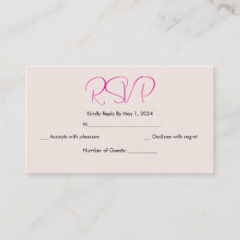 tarjeta simple japonesa de flor de cerezo rsvp