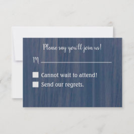 Tarjeta simple Ocean RSVP
