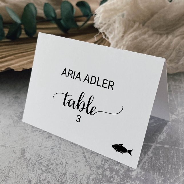 Tarjeta simple para la opción de comida de pescado (Subido por el creador)