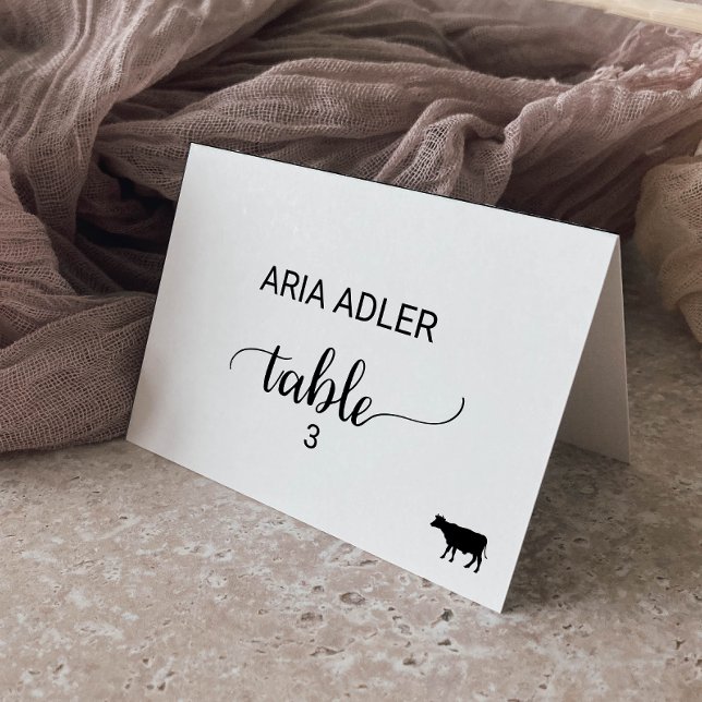 Tarjeta simple para la opción de la carne de terne (Subido por el creador)