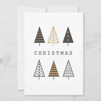 Tarjeta simple para Navidades de vacaciones