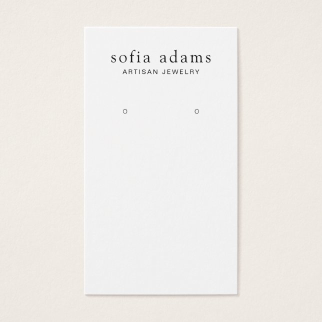 Tarjeta simple Personalizado de soporte de gananci (Frente)