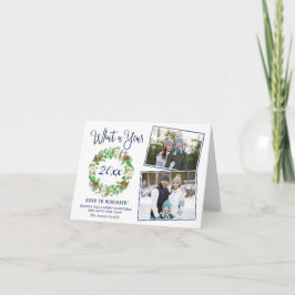 Tarjeta Simple qué un año Feliz Navidad 3 Festividades