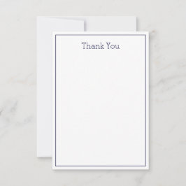 Tarjeta simple Unisex de agradecimiento - Tarjeta