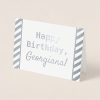 Tarjeta simple y humilde de "cumpleaños feliz"