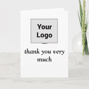 Tarjeta Simple y mínimo añadir el nombre de texto del logo