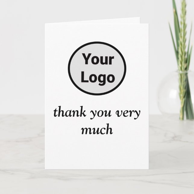 Tarjeta Simple y mínimo añadir el nombre de texto del logo (Anverso)