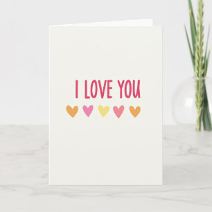Tarjeta Simple y Sincera de Te Amo