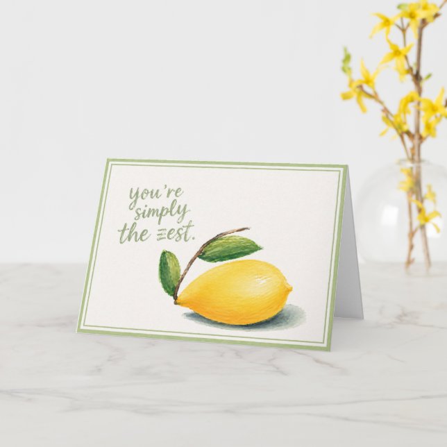 Tarjeta Simplemente la Cáscara (flor amarilla)
