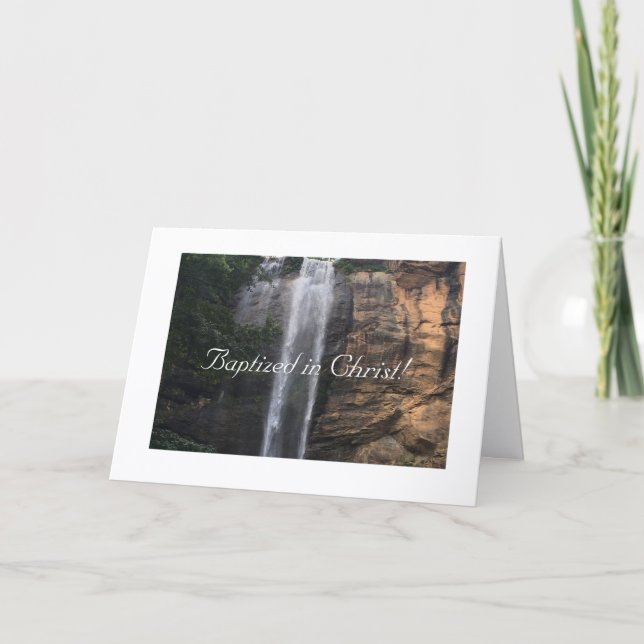 Tarjeta Simplemente pura y cristiana, bautizada en Cristo, (Anverso)