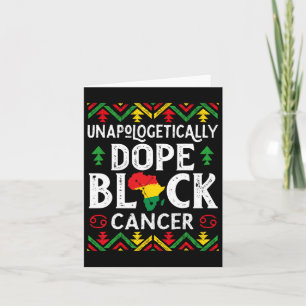 Tarjeta Sin disculparse Drogas Negro Cáncer Signo Zodiacal