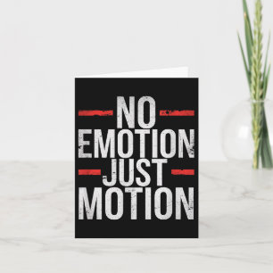 Tarjeta Sin Emoción, sólo progreso de motivación _—