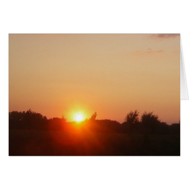 Tarjeta sin frontera de Sunglow (Anverso (Horizontal))