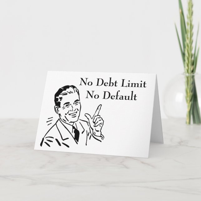 Tarjeta Sin límite de deuda, sin incumplimiento (Anverso)