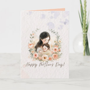 Tarjeta Sin mí, hoy es solo otro día madre divertida