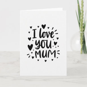 Tarjeta Sincera de Te Quiero Mamá