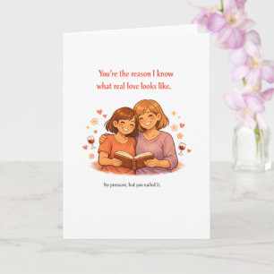 Tarjeta sincera del Día de la Madre – El amor verd