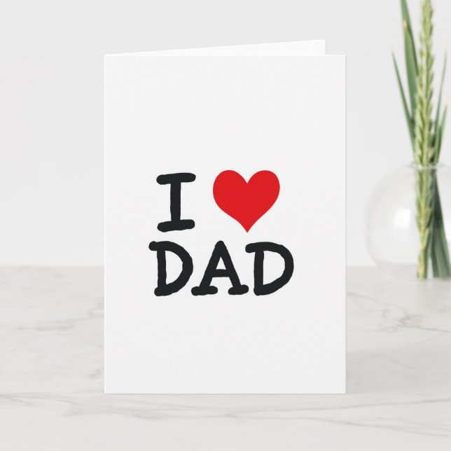 Tarjeta sincera para papá (Anverso)