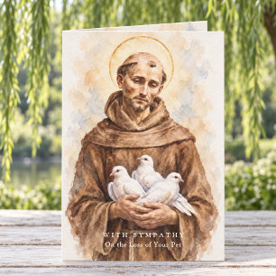 Tarjeta Sincronía con San Francisco de Asís por la pérdida