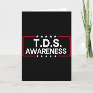 Tarjeta Síndrome de desarreglo de Trump Tds Divertido Sopo