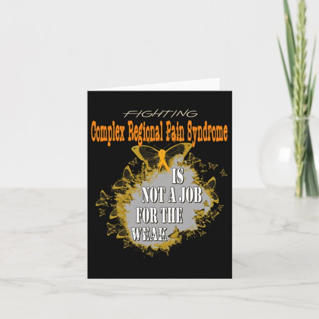 Tarjeta Síndrome de Dolor Regional Complejo Conciencia 4 (Anverso)