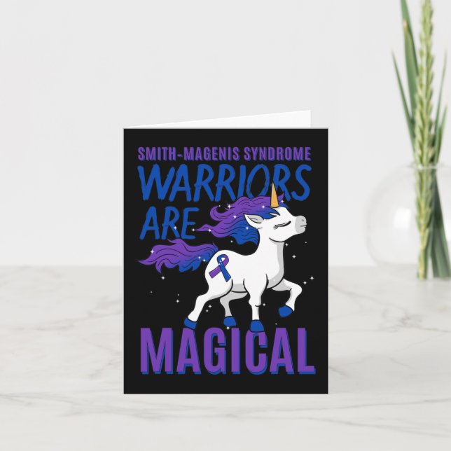 Tarjeta Síndrome de Smith-magenis Trastorno del desarrollo (Anverso)