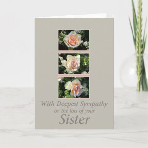 Tarjeta Sinfónica de Hermanas con Rosas