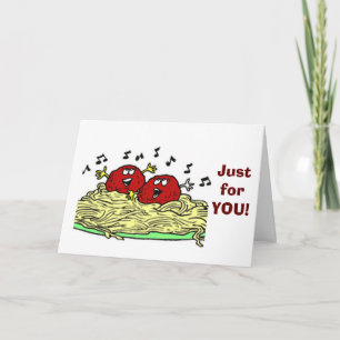 TARJETA "SINGING MEATBALL" SOLO PARA "TU" CUMPLEAÑOS