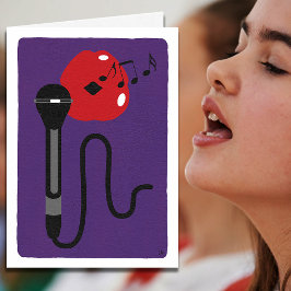 Tarjeta Singing Voice Gracias Profesor